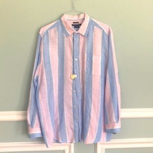 Island Company classic striped linen shirt